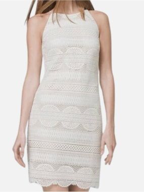 White House Black Market Lace Shift Dress
